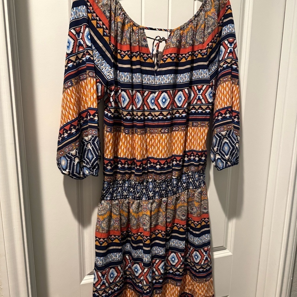 Betsey Johnson Multicolor Patterned Mini Dress - Picture 9 of 16